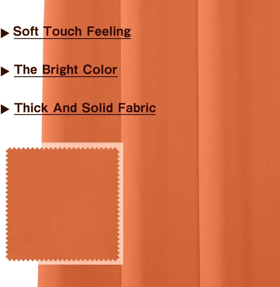 Blackout Curtains for Bedroom, Thermal Room Darkening Window Drapes - Image 2