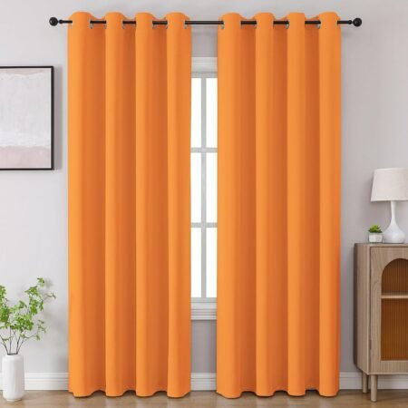 Thermal Insulated Blackout Curtains, Light Blocking Window Drapes