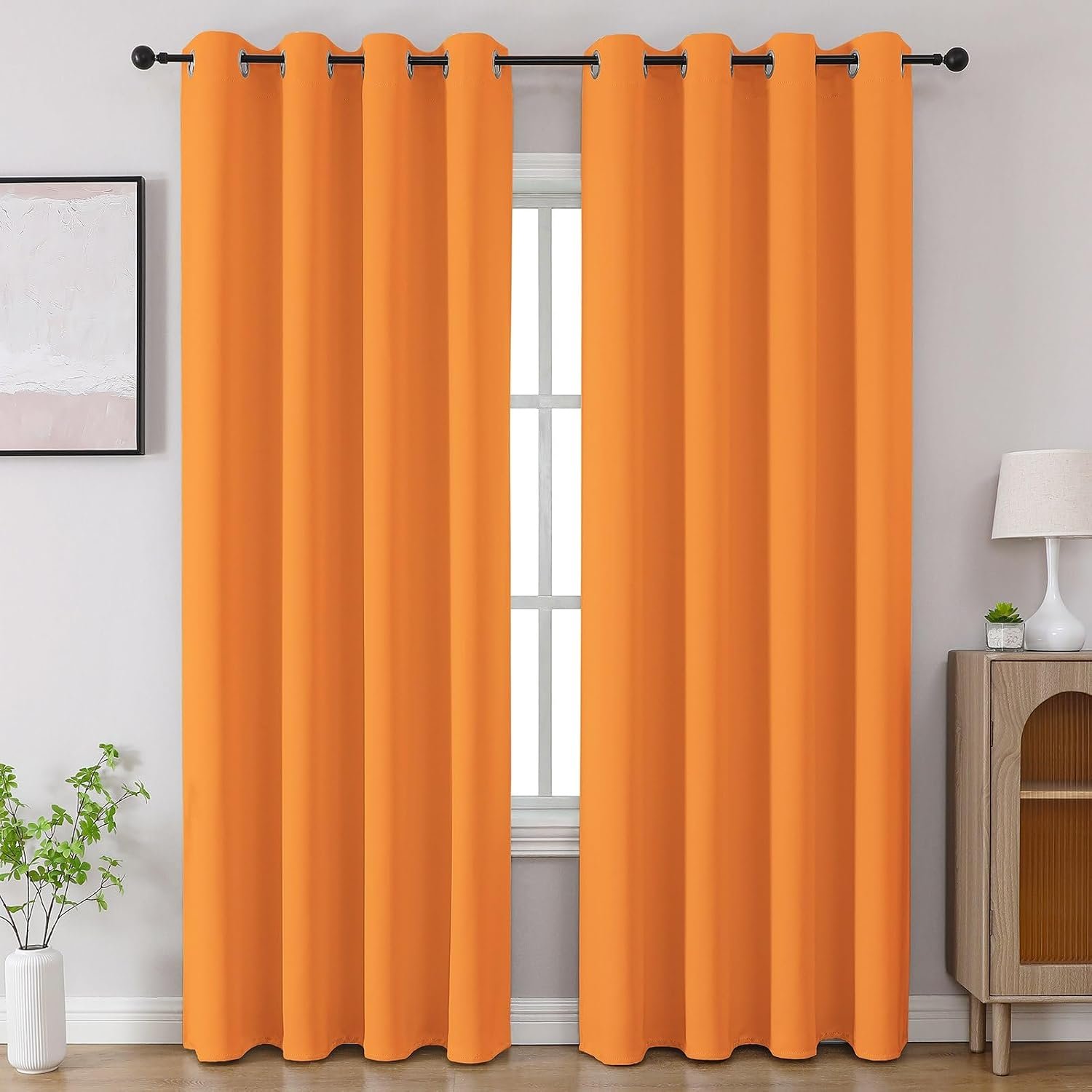 Thermal Insulated Blackout Curtains, Light Blocking Window Drapes