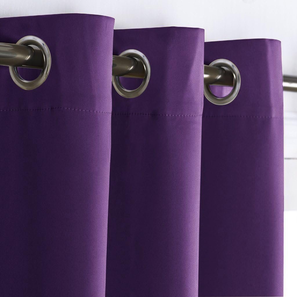 Grommet Blackout Curtains, Thermal Insulated Room Darkening Drapes - Image 2