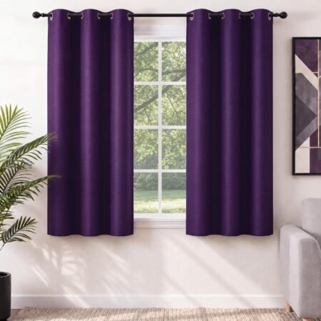 Grommet Blackout Curtains, Thermal Insulated Room Darkening Drapes
