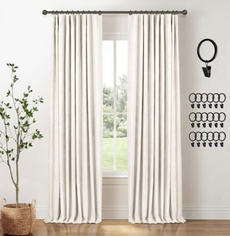 Blackout Curtains for Bedroom, Room Darkening Window Drapes