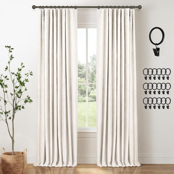 Blackout Curtains for Bedroom, Room Darkening Window Drapes