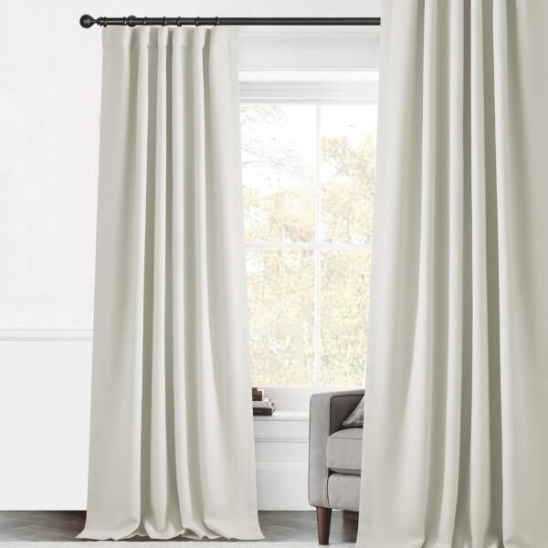 Linen Blackout Curtains, Room Darkening Window Drapes