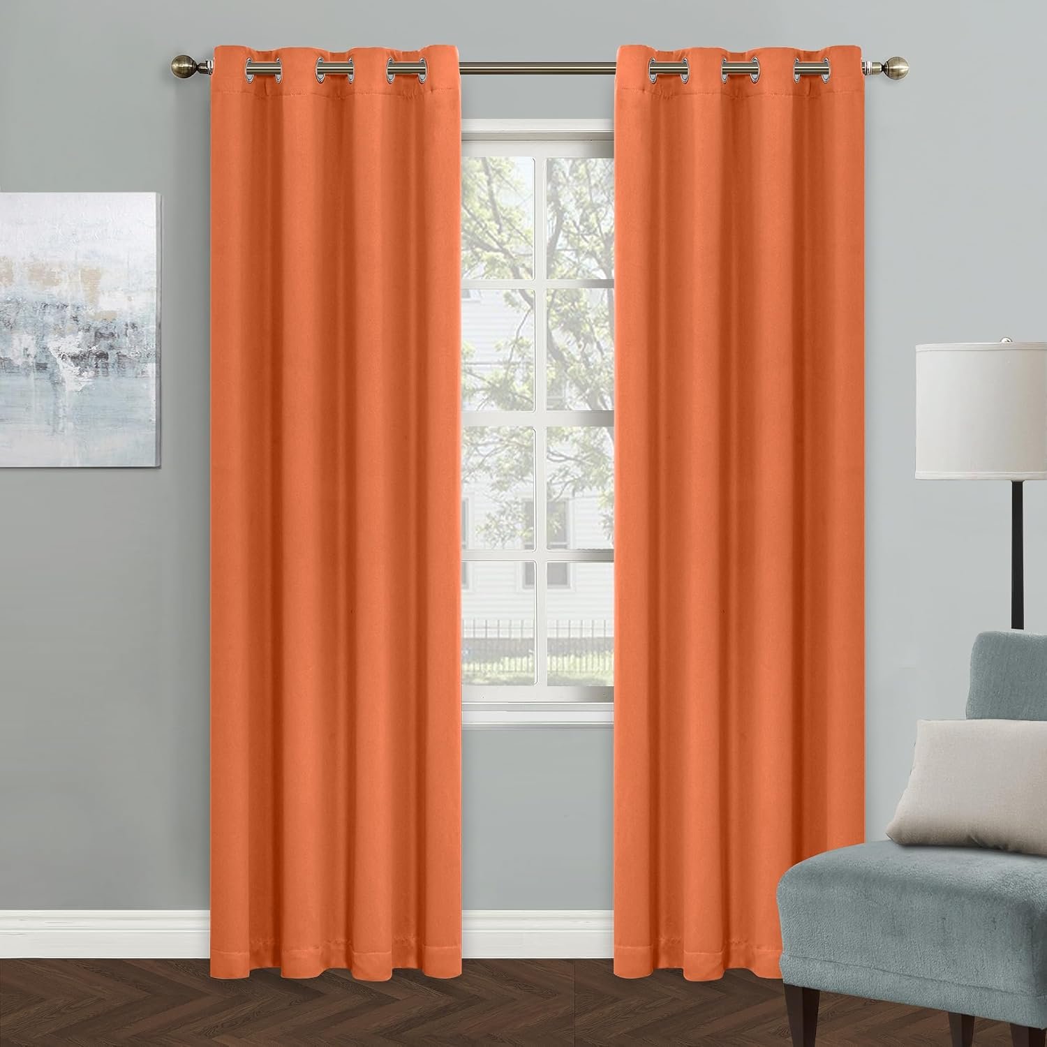 Blackout Curtains for Bedroom, Thermal Room Darkening Window Drapes